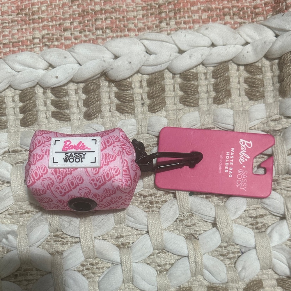 BARBIE poop bag holder